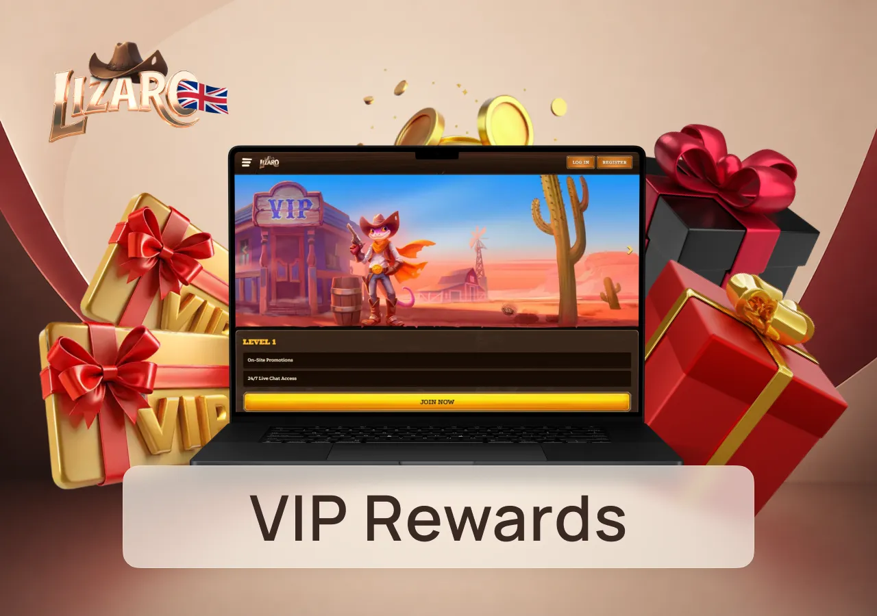 VIP bonuses feature five levels with increasing rewards and exclusive benefits for players.