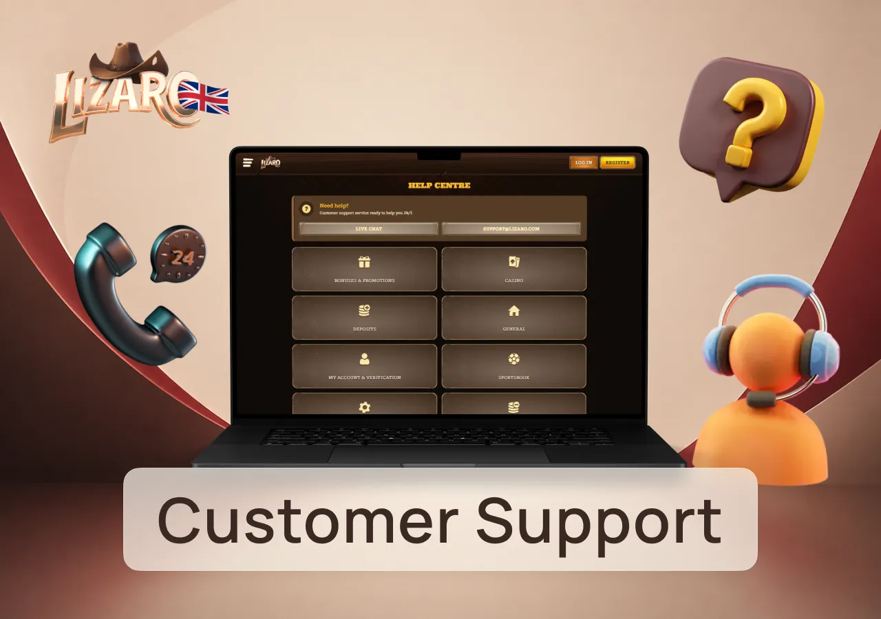 Player support is available by email, FAQ, and live chat for assistance with casino-related questions.